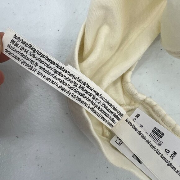 PINK Victoria's Secret XL Powder Puff Bralette Snowflake Pom Pom Triangle - Picture 8 of 13